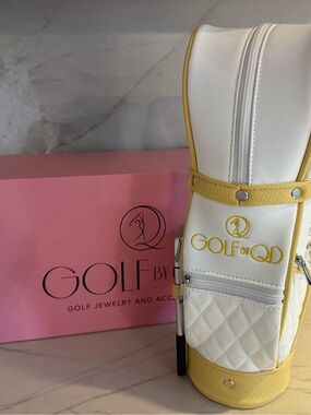 GOLF BY QD butter yellow golf purse